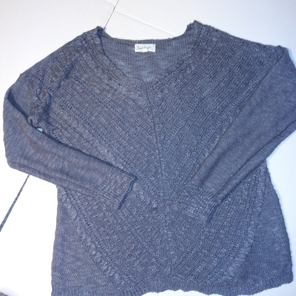 Cloud chaser 1x sweater gray super soft